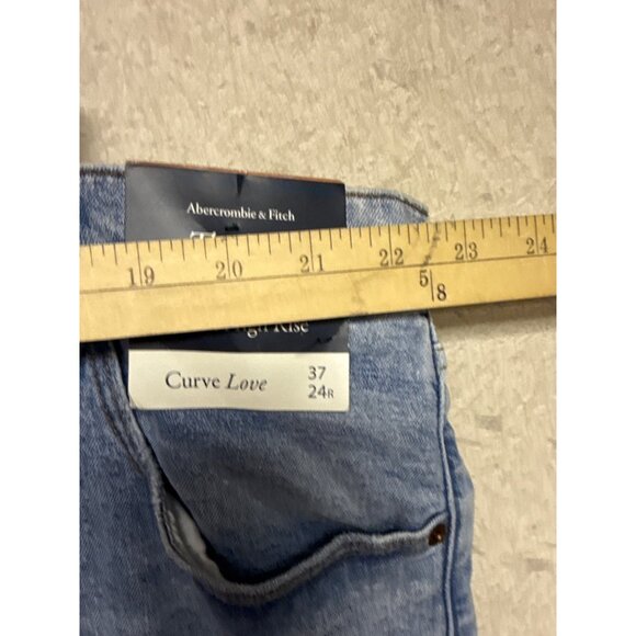 Abercrombie & Fitch The 90s Slim Straight Jeans Women's Size 24 Ultra High Denim - Picture 6 of 12